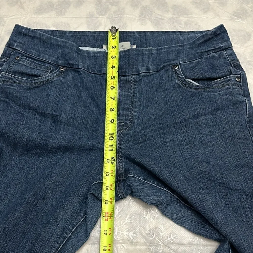 Blueberry women’s denim jeans with elastic waist size 16W